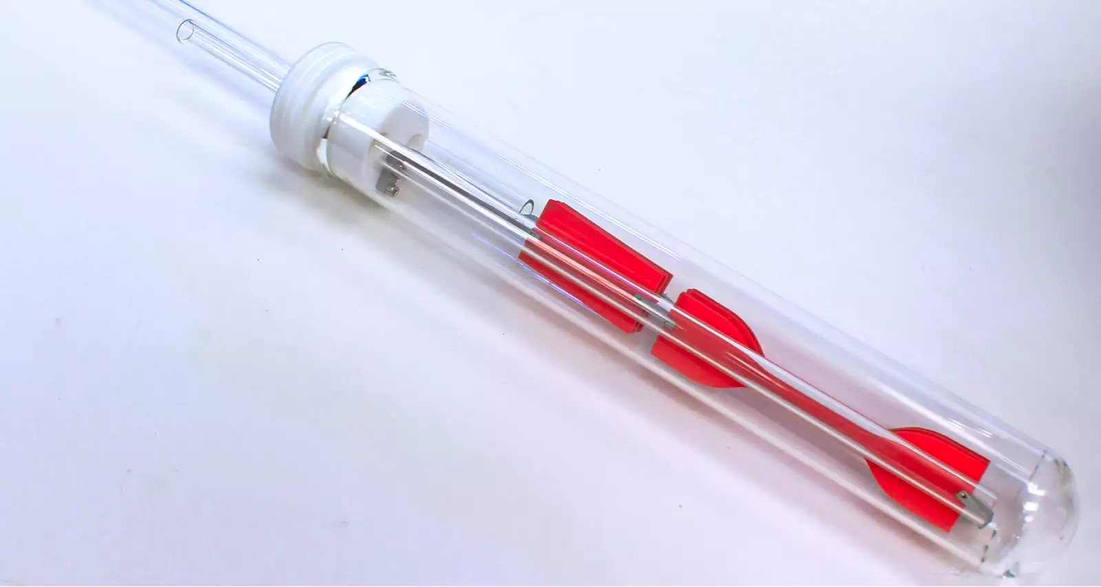 block oven for aging: block-oven-for-aging: example of glass tube with inserted specimens.