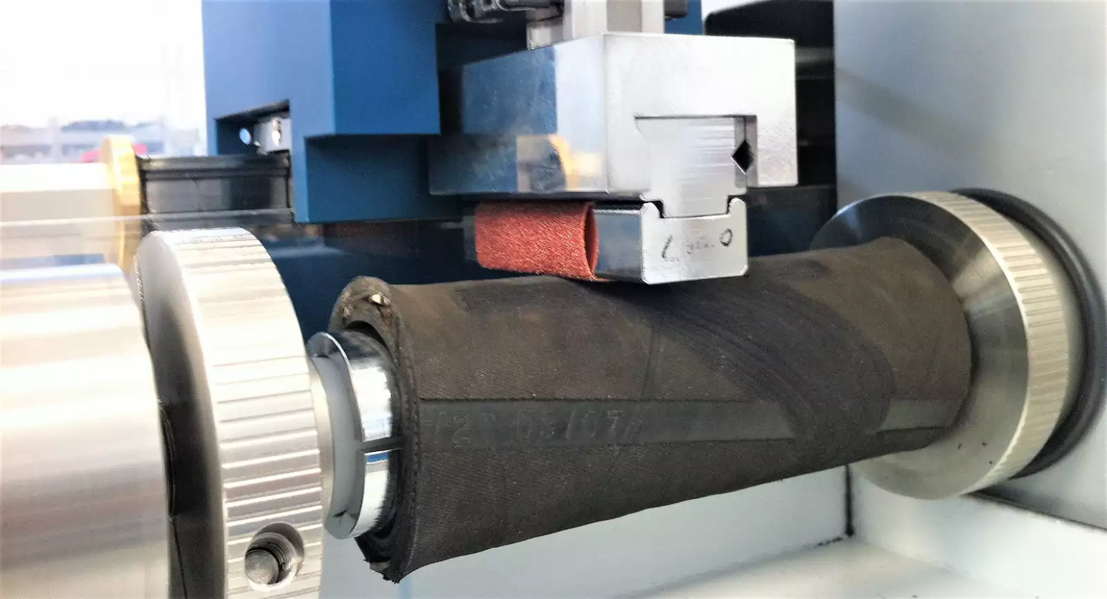 hose abrasion tester drive: ホース摩耗試験機_試験管と研磨機の詳細