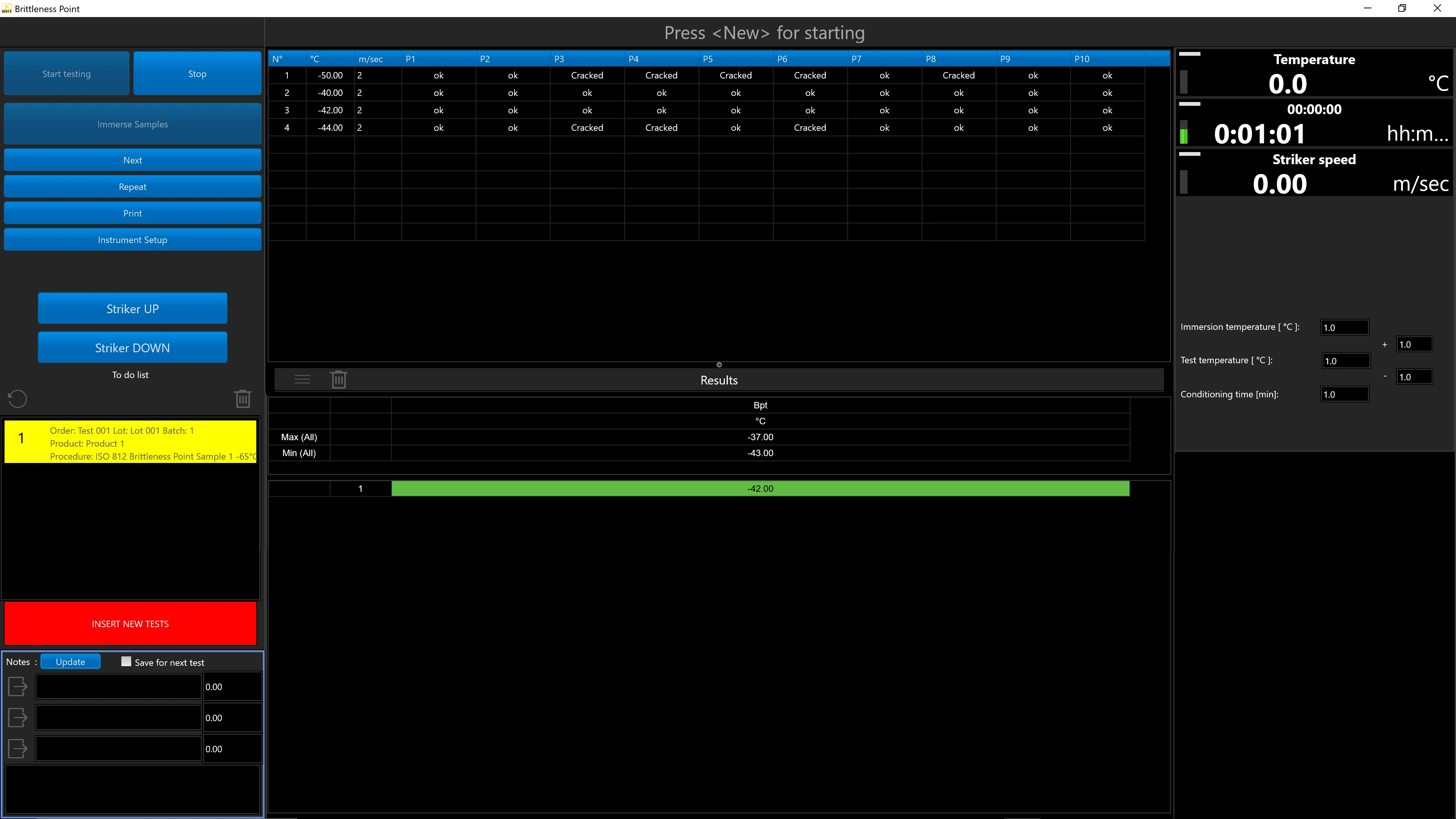 Vedi anche: Gibitreソフトウェア。脆性点試験用低温チェック装置の使用プログラム。ソフトウェアのメインページ。