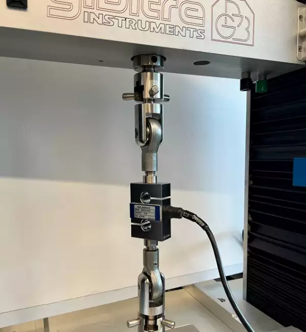 tensor tester: テンソルチェック力計。ISO 17025に基づく認定校正サービス。ISO 7500-1規格に基づくロードセルの校正。