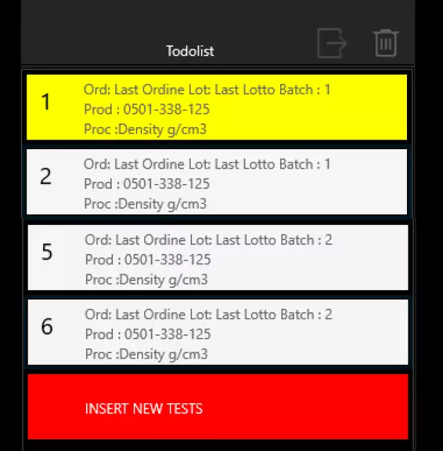 software density: Gibitreソフトウェア。カスタマイズされた視覚化で実行されるテストのシーケンス。